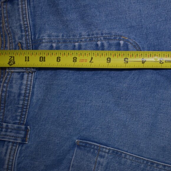 ASKK NY Carpenter Jeans Womens Size 26 Highrise Straight Leg Blue Cargo Pants - Picture 16 of 16